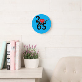 Reloj Redondo Mediano Habitación Número 256 en
