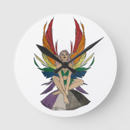 Reloj Redondo Mediano Hada asexual