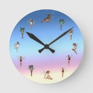 Reloj Redondo Mediano Hadas del baile