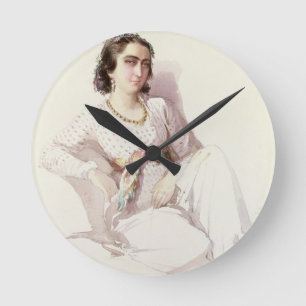 Reloj Redondo Mediano Hadice Hanim - señora de Estambul, 1852