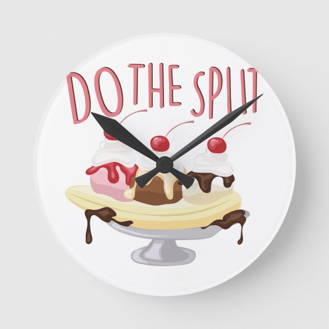 Reloj Redondo Mediano Haga la fractura (Anverso)