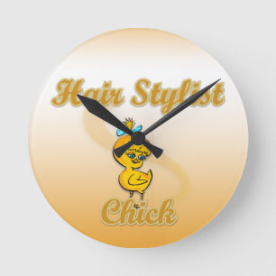 Reloj Redondo Mediano Hair Stylist Chick
