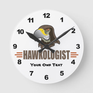 Reloj Redondo Mediano Halcon Humorístico Halcones