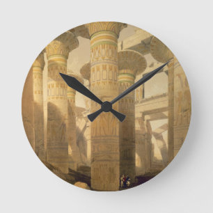 Reloj Redondo Mediano Hall of Columns, Karnak, from "Egypt and Nubia", V