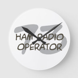 Reloj Redondo Mediano Hamm De radio