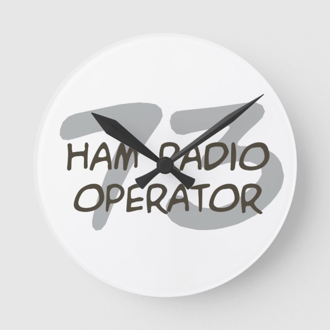 Reloj Redondo Mediano Hamm De radio (Anverso)
