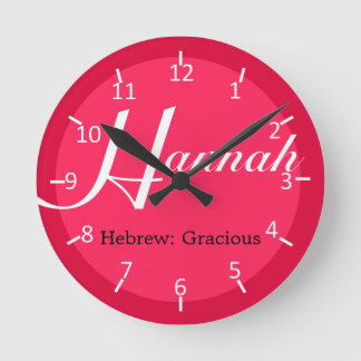 Reloj Redondo Mediano Hannah Strawberry Two-Toned
