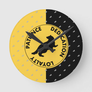 Reloj Redondo Mediano Harry Potter| Gráfica de los rasgos de la casa HUF