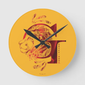 Reloj Redondo Mediano Harry Potter | Gráfico Aguamenti GRYFFINDOR™