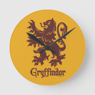 Reloj Redondo Mediano Harry Potter | Gryffindor Lion Graphic