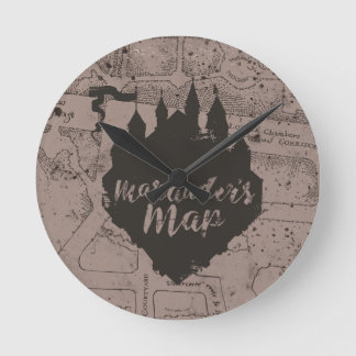 Reloj Redondo Mediano Harry Potter | HOGWARTS™ Castle Marauder's Map
