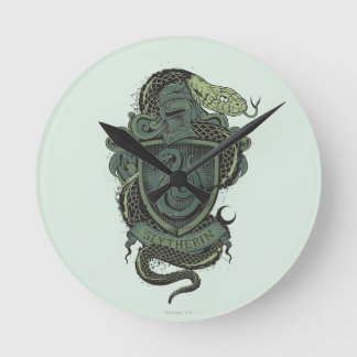 Reloj Redondo Mediano Harry Potter | Slytherin Crest