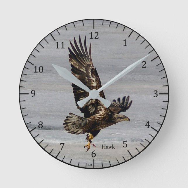 Reloj Redondo Mediano Hawk clock (Anverso)