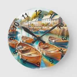 Reloj Redondo Mediano Hecho por el día