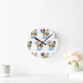 Reloj Redondo Mediano helado