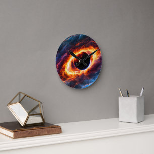 Reloj Redondo Mediano "Helionis" - Nebula y galaxias