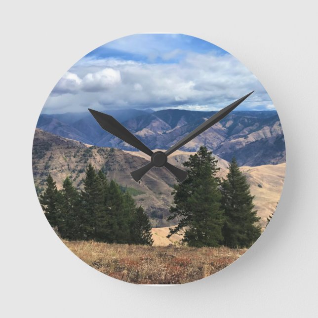 Reloj Redondo Mediano Hells Canyon Scenway, OR (Anverso)
