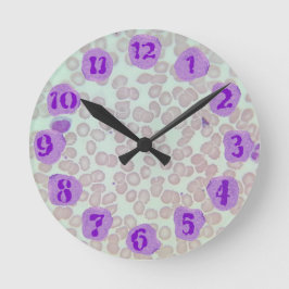 Reloj Redondo Mediano Hematología, RBC, WBC Clock