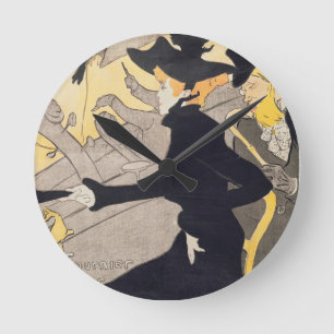 Reloj Redondo Mediano Henri de Toulouse-Lautrec Poster advertising 'Le