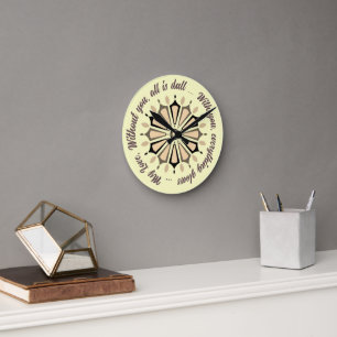 RELOJ REDONDO MEDIANO HERMANA HERMANA MOM DE REGALO DE FLORES MODERNO CO