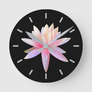 Reloj Redondo Mediano Hermosa moda Guay de Lotus Art