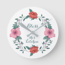 Hermosas flores, bendiga esta cocina