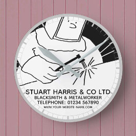 Reloj Redondo Mediano Herrero y metalero