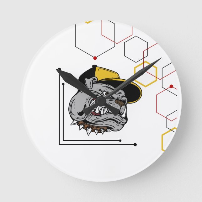 Reloj Redondo Mediano Hexagon-Pitti (Anverso)