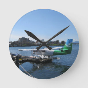Reloj Redondo Mediano Hidroavión escénico en Victoria