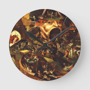 Reloj Redondo Mediano Hieronymus Bosch Cristo en el Limbo