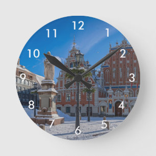 Reloj Redondo Mediano Historic city center in Riga, Latvia