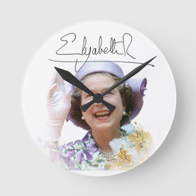 Reloj Redondo Mediano HM Queen Elizabeth II (Anverso)