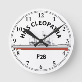 RELOJ REDONDO MEDIANO HMS CLEOPATRA - F28 - ORIG DE LÍDER