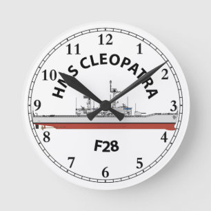 RELOJ REDONDO MEDIANO HMS CLEOPATRA - F28 - ORIG DE LÍDER