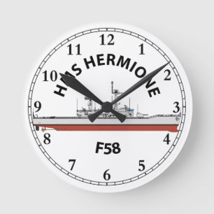 RELOJ REDONDO MEDIANO HMS HERMIONE - F58 - ORIG LÍDER