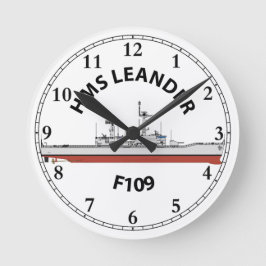 RELOJ REDONDO MEDIANO HMS LEANDER - F109 - ORIG LÍDER