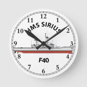 RELOJ REDONDO MEDIANO HMS SIRIUS - F40 - ORIG LÍDER