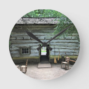 Reloj Redondo Mediano Hogar appalache en Mabry Mill, Virginia
