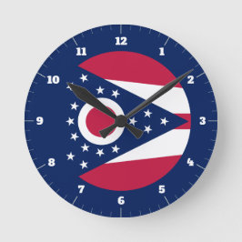 RELOJ REDONDO MEDIANO HOIO STATE FLAG