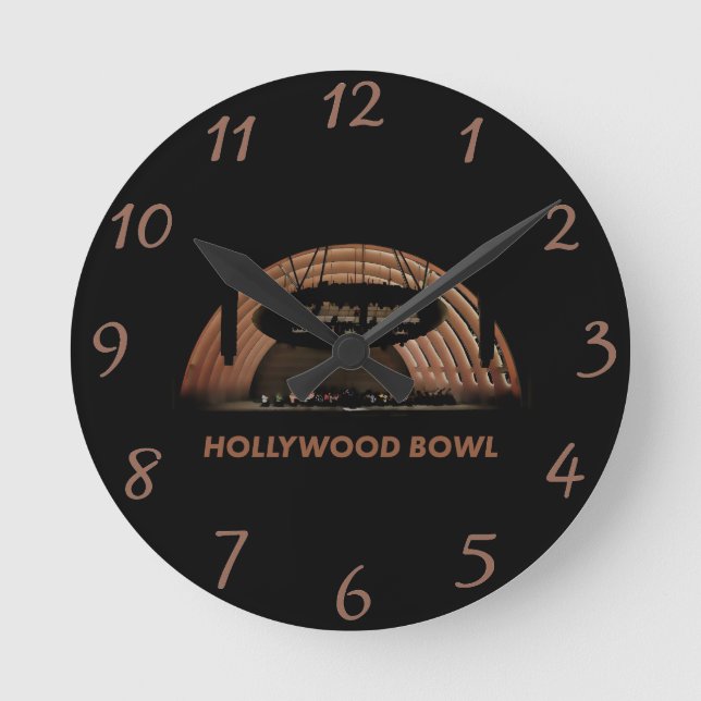 Reloj Redondo Mediano Hollywood Bowl (Anverso)