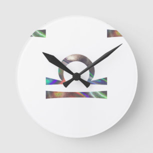 Reloj Redondo Mediano holograma libra