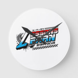 RELOJ REDONDO MEDIANO HOME DECOR FOCUS LESSONS LEARN ROUND WALL CLOCK 