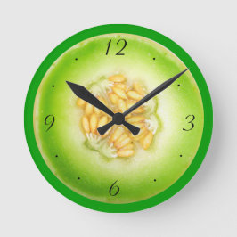 Reloj Redondo Mediano Honeydew Melon Clock