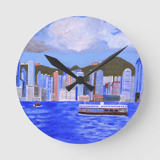 Reloj Redondo Mediano Hong Kong (Anverso)