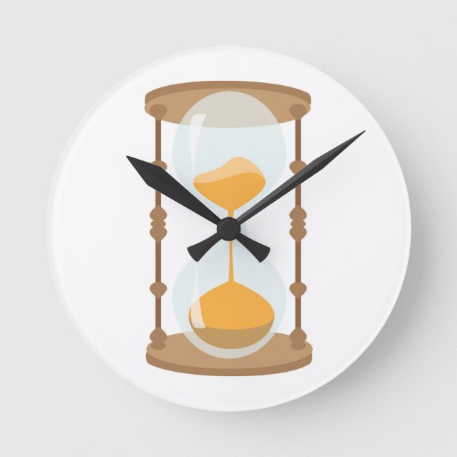 Reloj Redondo Mediano Horario (Anverso)