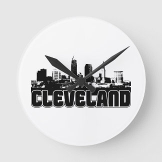 Reloj Redondo Mediano Horizonte de Cleveland