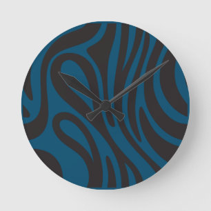 Reloj Redondo Mediano Horloge Effet Zèbre Africain. Naturaleza y minimal
