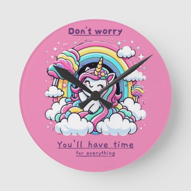 Reloj Redondo Mediano Horloge en Acrylique (Anverso)