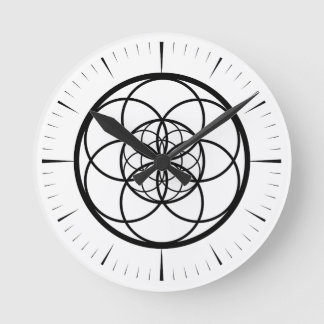 Reloj Redondo Mediano horloge fleur de vie v2
