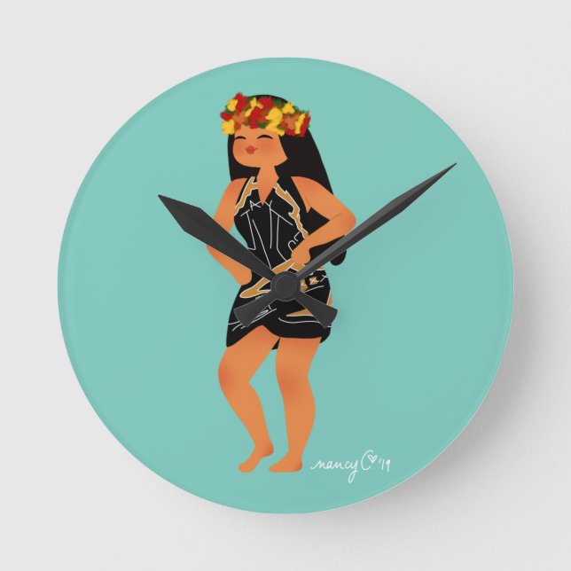 Reloj Redondo Mediano Horloge Jeanne's Pareu (Anverso)